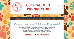 Desktop Screenshot of centralohiokennelclub.com